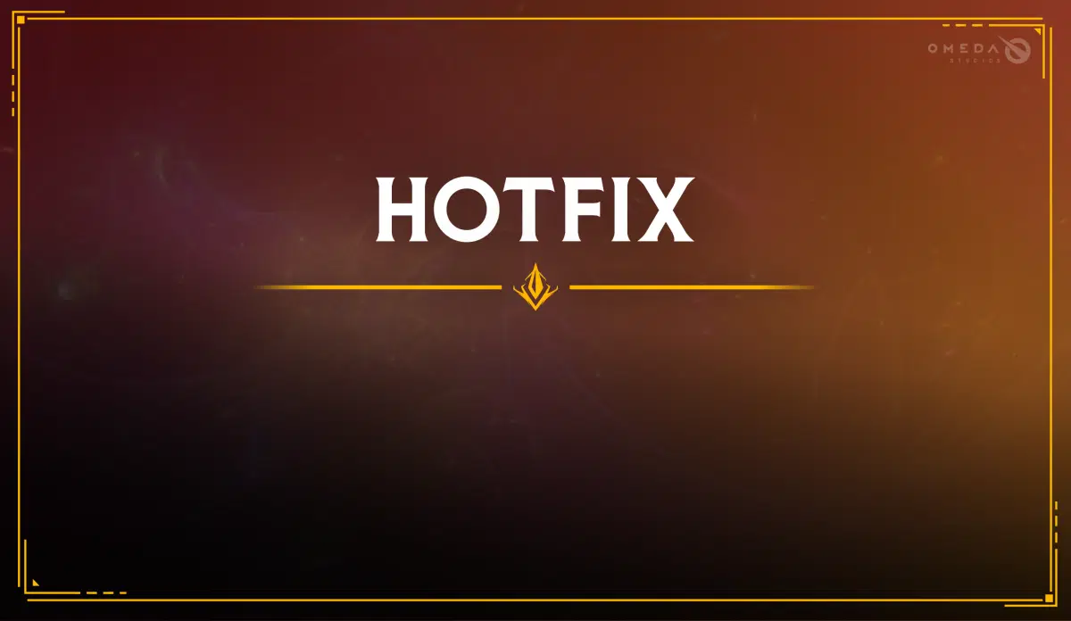Predecessor Hotfix V.0.4.4